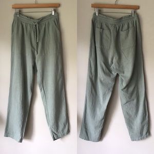 Cotton On Light Green Beach Pants Size 6